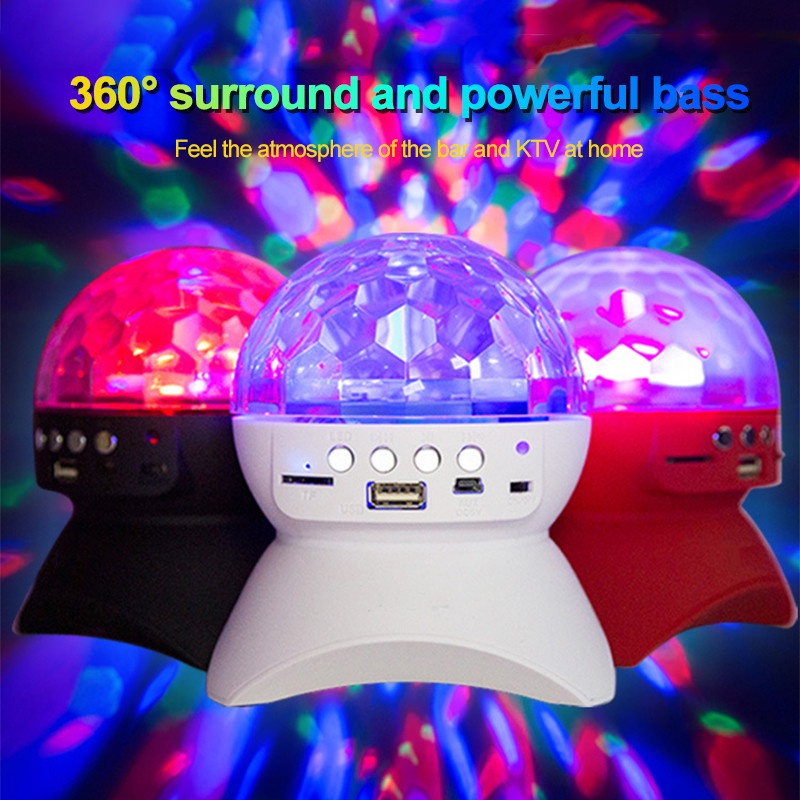 Đèn chiếu hình BJONE L740 LED kiêm loa bluetooth sạc USB kiểu disco chơi nhạc MP3 trang trí sân khấu tiệc tùng karaoke