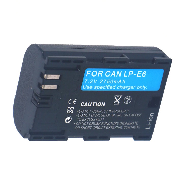 PIN MÁY ẢNH CANON LP-E6 2750MAH