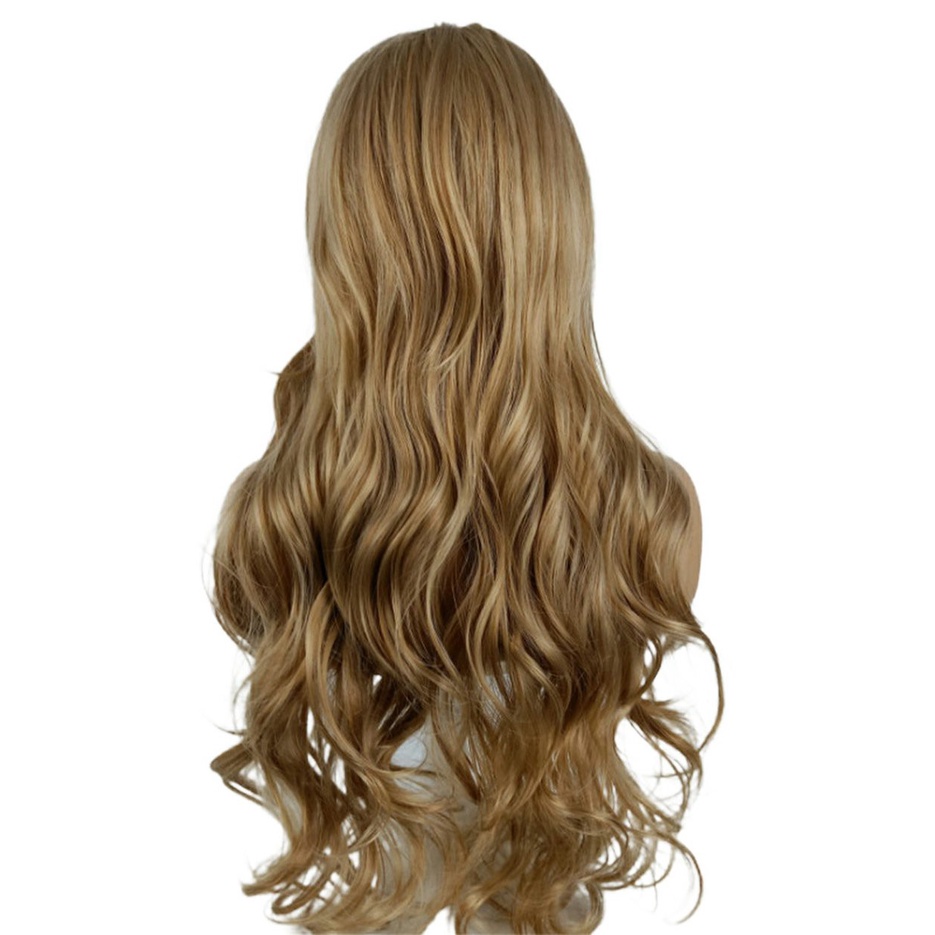 ✱BEST✱ Curly Human Hair Wig Women Gradient Wigs Long Curly Hair Wig Natural Hair Wig