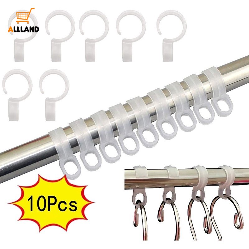 Set 10 Móc Treo Quần Áo Bằng Nhựa Trong Suốt Chống Trượt