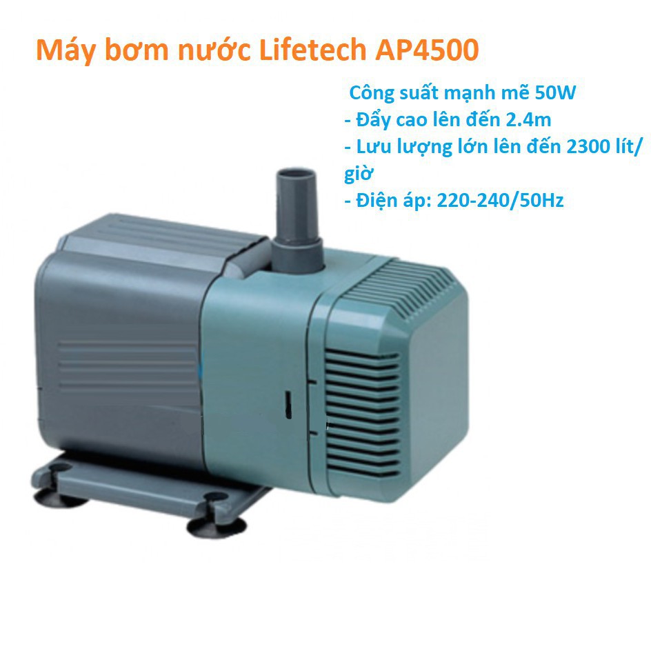 Máy bơm chìm hồ cá Lifetech AP1000-AP1200-AP1550-AP-2000- AP2500-AP3100