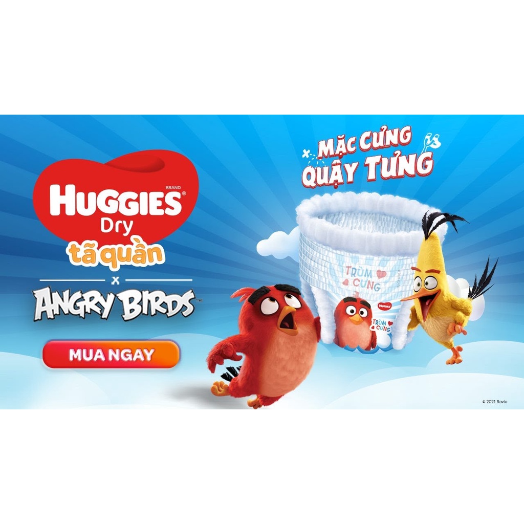 Tã quần Huggies XL 8 miếng /18 miếng