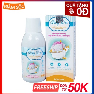 Nước tắm thảo dược Baby D'or ngăn gừa rôm sẩy mẩn ngứa ở trẻ
