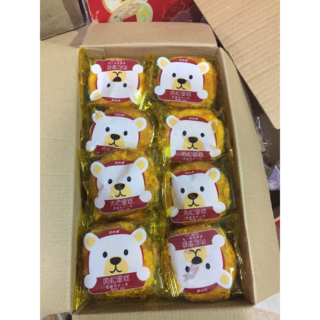 Thanh Hóa - Thùng 30 chiếc bánh ruốc gấu