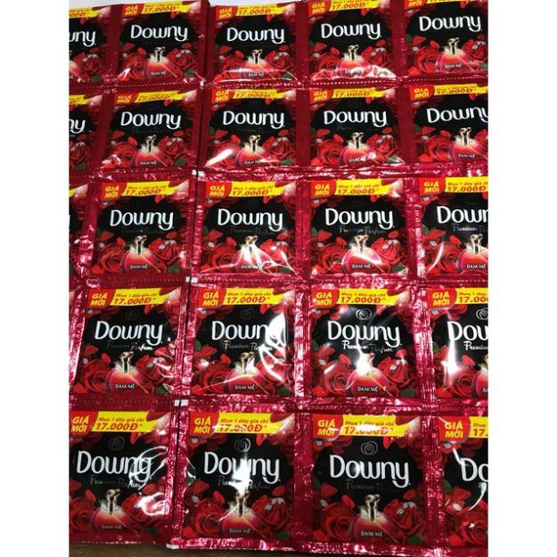 10 Gói Nước xả vải Downy Đam mê gói 20ml/ 1 gói