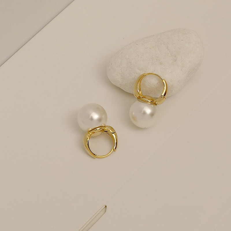 Khuyên Tai Nữ Dài Đính Ngọc Thời Trang Hàn