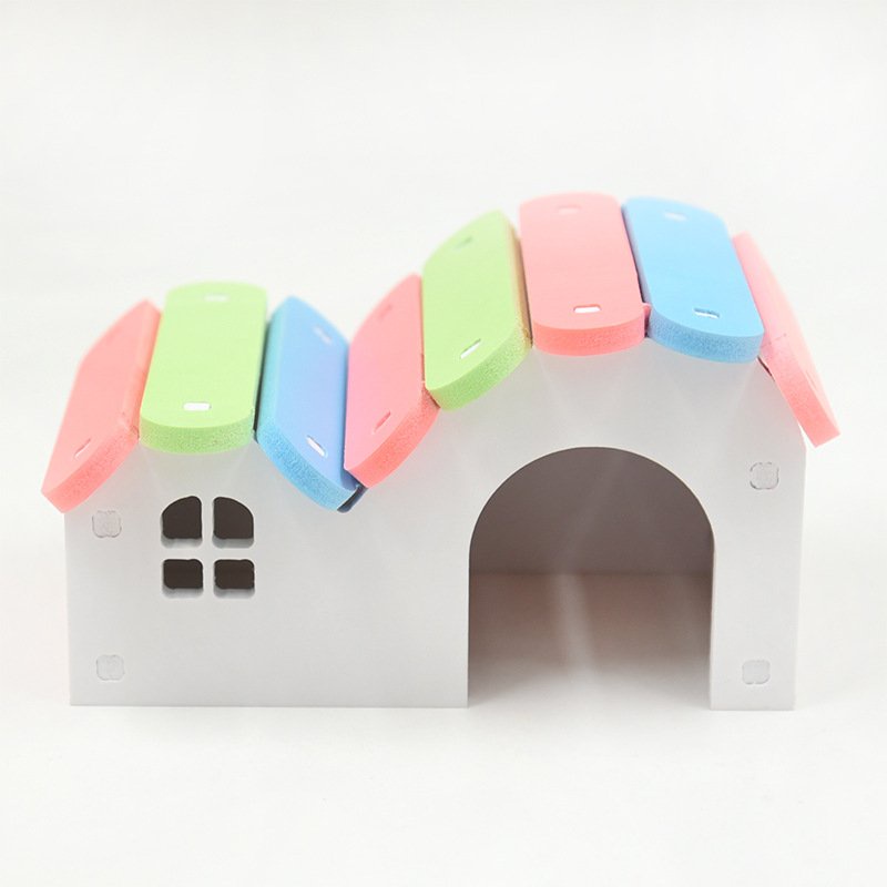 Nhà gỗ cầu vồng cho Hamster