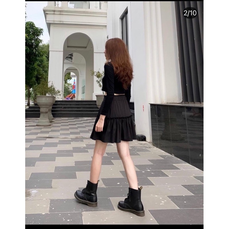 [Mã WAMT10K giảm 10K đơn 0K] ( FREESHIP-HÀNG SIÊU HÓT ) CHÂN VÁY TẦNG NGẮN MIX BÈO SIÊU XINH | BigBuy360 - bigbuy360.vn