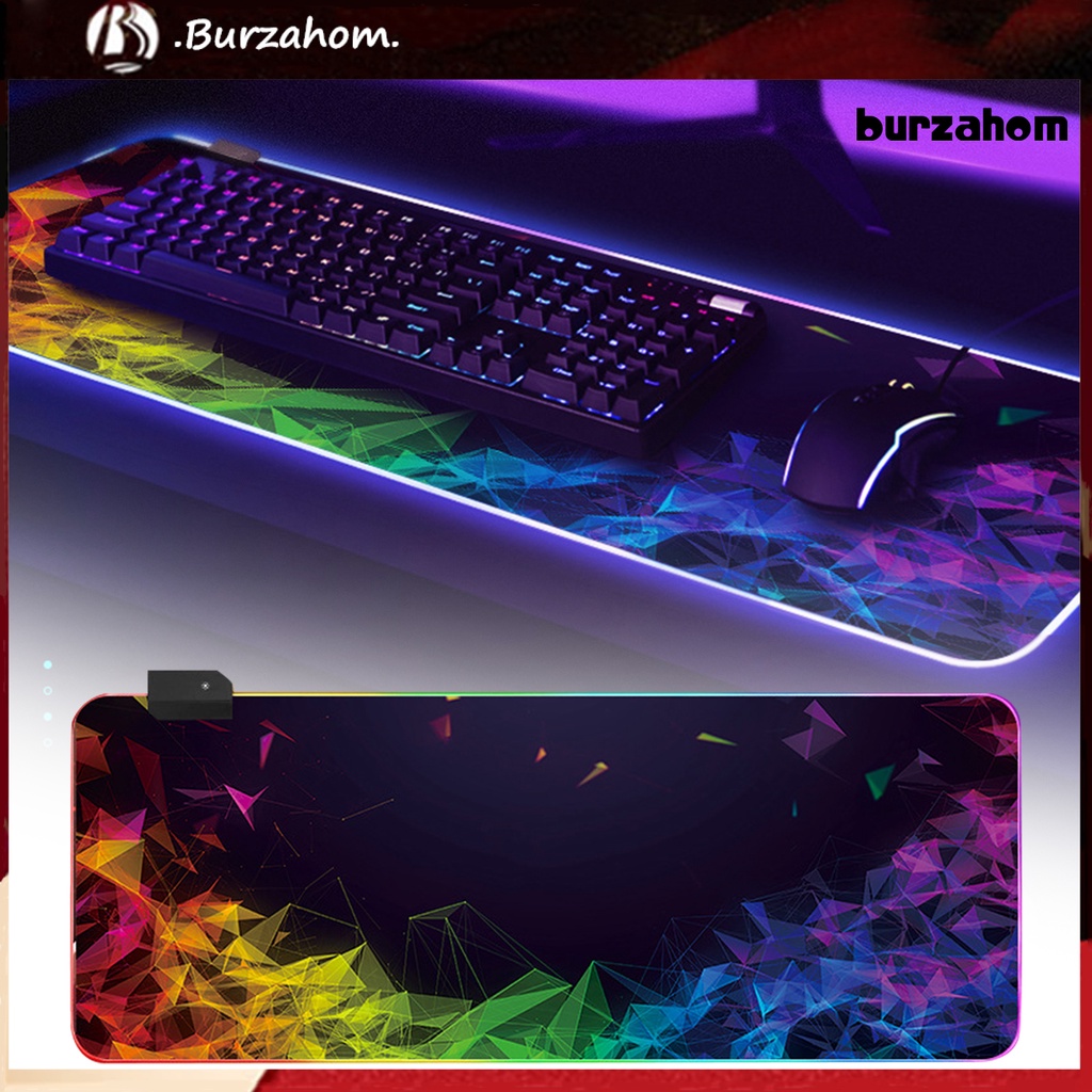 Thảm Lót Chuột Chơi Game Cỡ Lớn Chống Trượt Có Đèn LED RGB