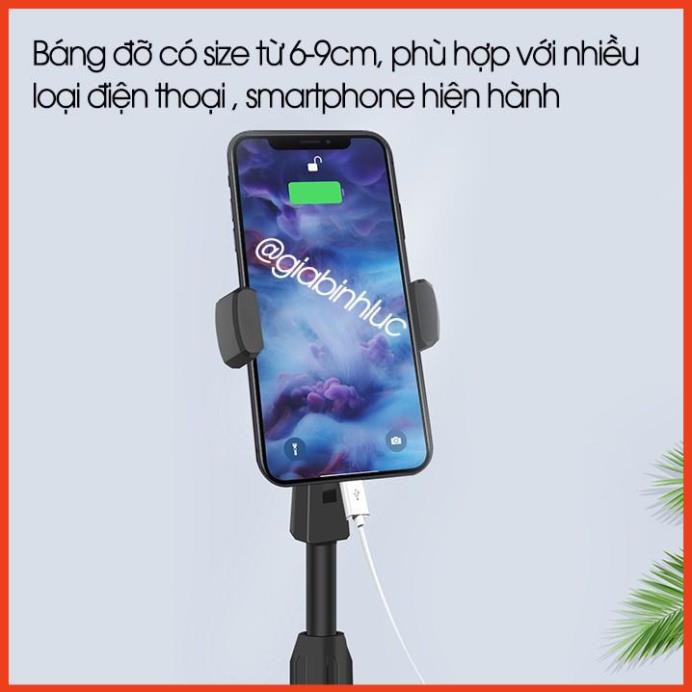 Giá đỡ điện thoại để bàn đa năng xoay 360 độ điểu chỉnh trên dưới hỗ trợ livestream xem phim, quay video ,học bài online