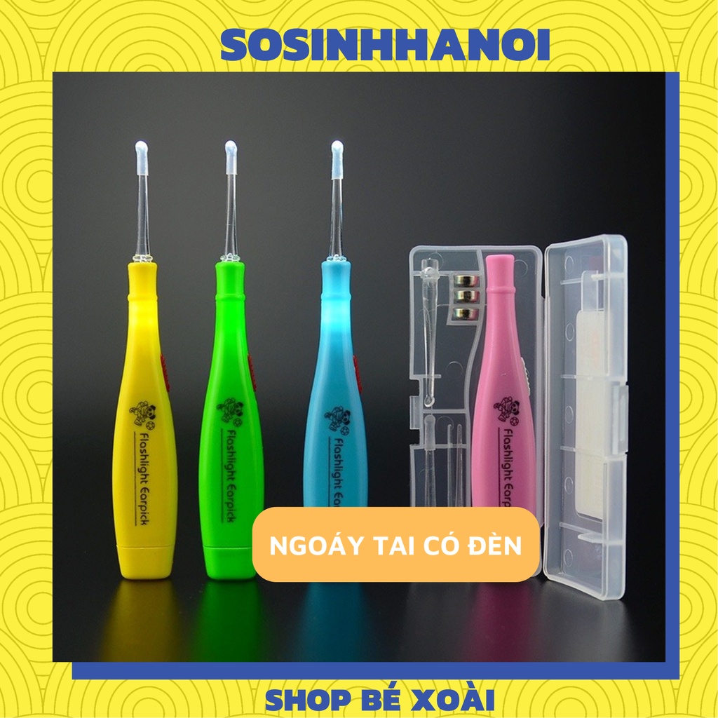 Đèn soi tai có đèn cho bé loại có hộp