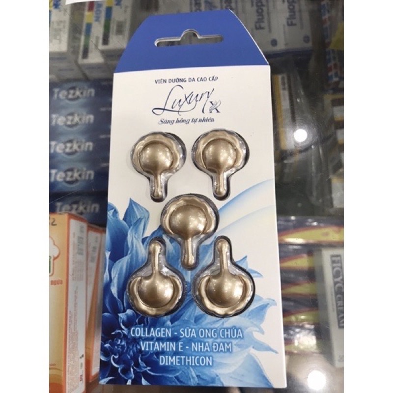 VIÊN DƯỠNG DA CAO CẤP -Luxury X  Quầy Thuốc Huế Quân