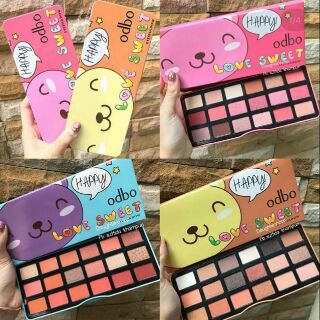 BẢNG PHẤN MẮT ODBO LOVE SWEET EYESHADOW PINK OD262