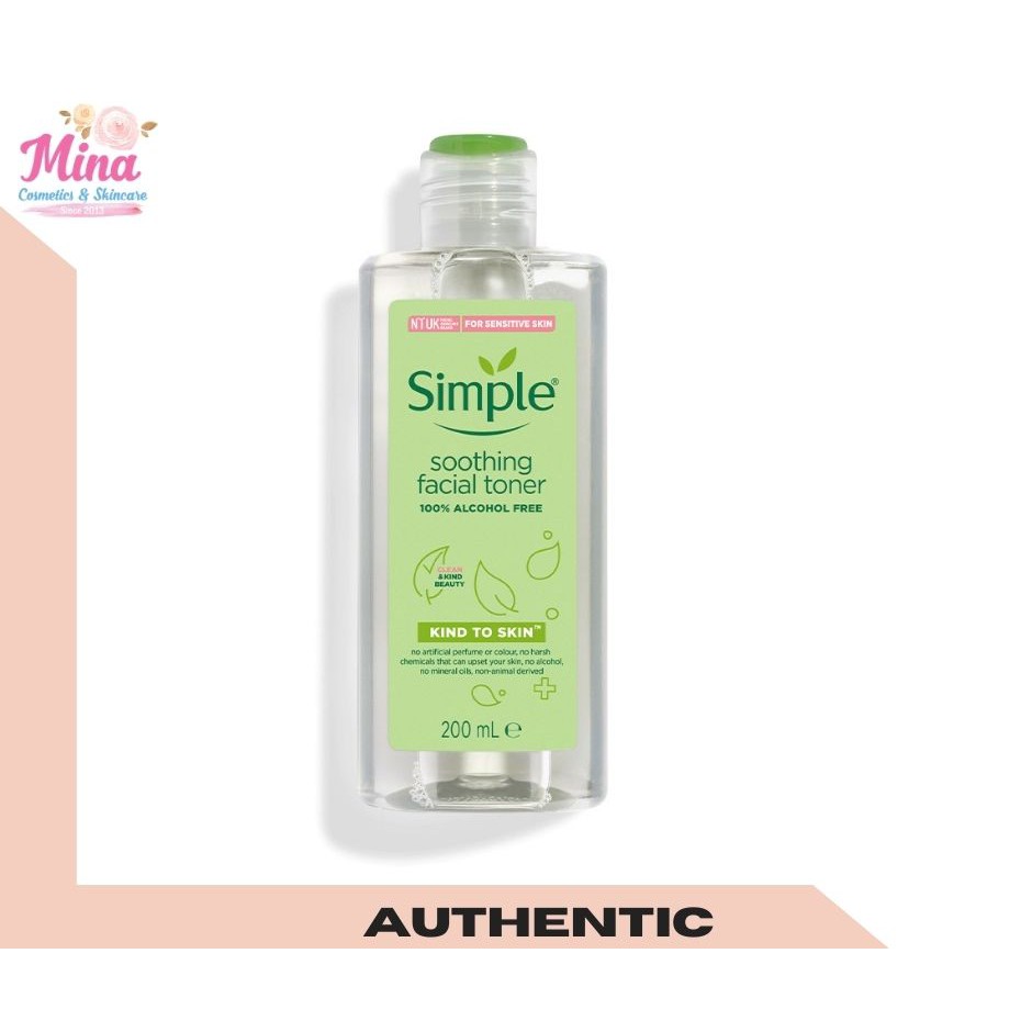 [mẫu 2021] Nước Hoa Hồng Simple Toner UK