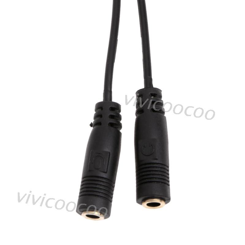 Cáp chia đầu cắm 3.5mm sang mic lỗ âm thanh kiểu Y