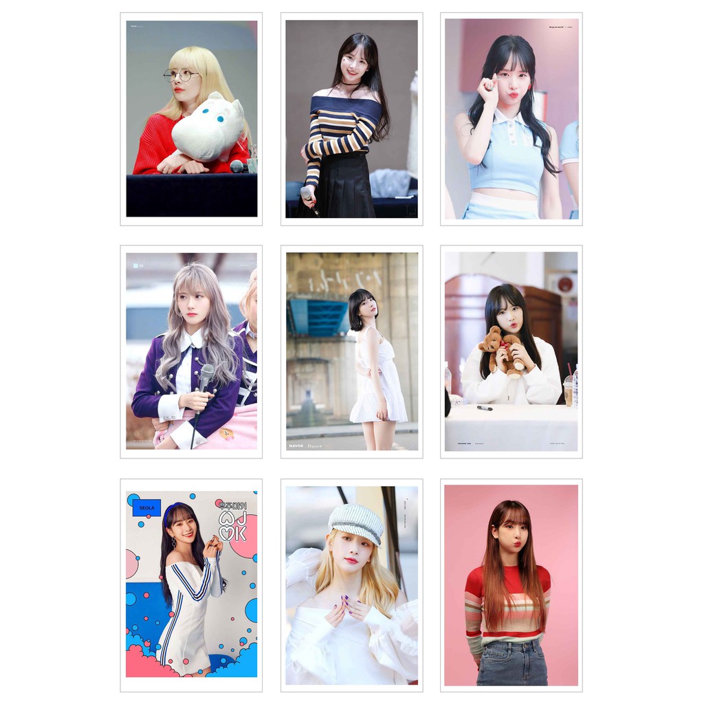 [Ép Lụa] Lomo Card 54 Ảnh SEOLA - WJSN