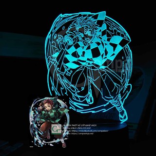 [Đèn Ngủ Cực Đẹp] Đèn Ngủ Kimetsu No Yaiba Kamado Tanjiro Type 03