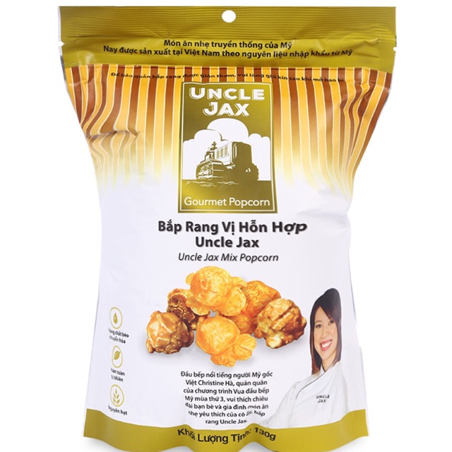 Bắp Rang Vị Hỗn Hợp Uncle Jax Gói 130g