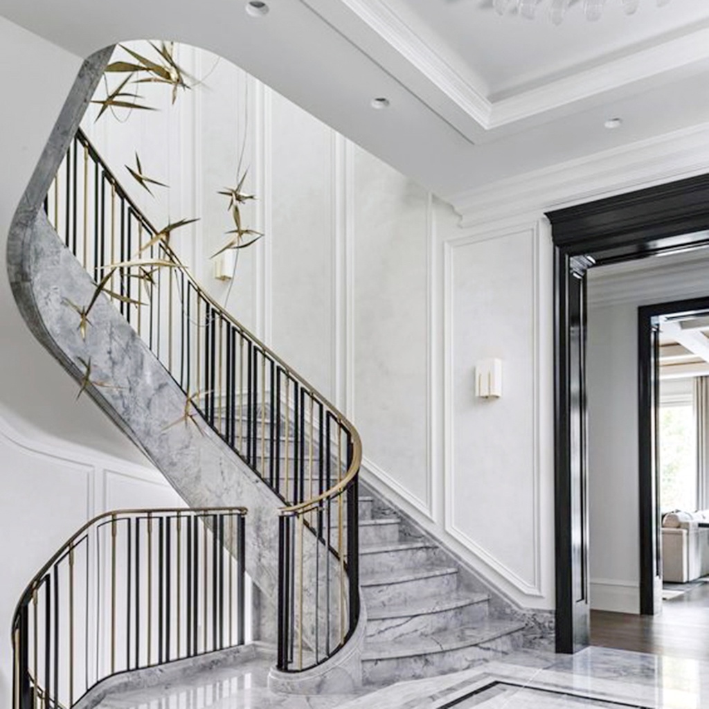 Phào chỉ nhựa ps, chỉ lưng 6cm trắng