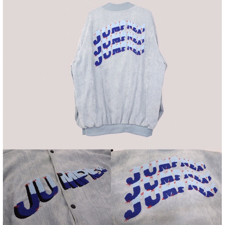 Áo khoác bomber Jump Next unisex phong cách Hàn Quốc
