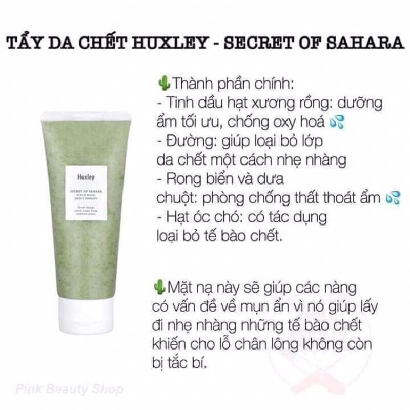 [Chính Hãng] Huxley Tẩy Tế Bào Chết, Tẩy Da Chết Huxley Scrub Mask Sweet Therapy 30g