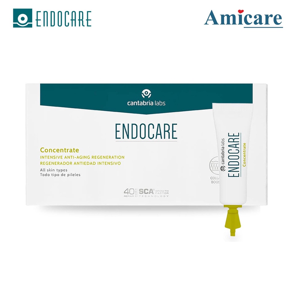 Endocare Serum Phục Hồi Da Hư Tổn, Ngăn Ngừa Lão Hóa, Làm Đều Màu Da Concentrate 7 Ống X 1ml