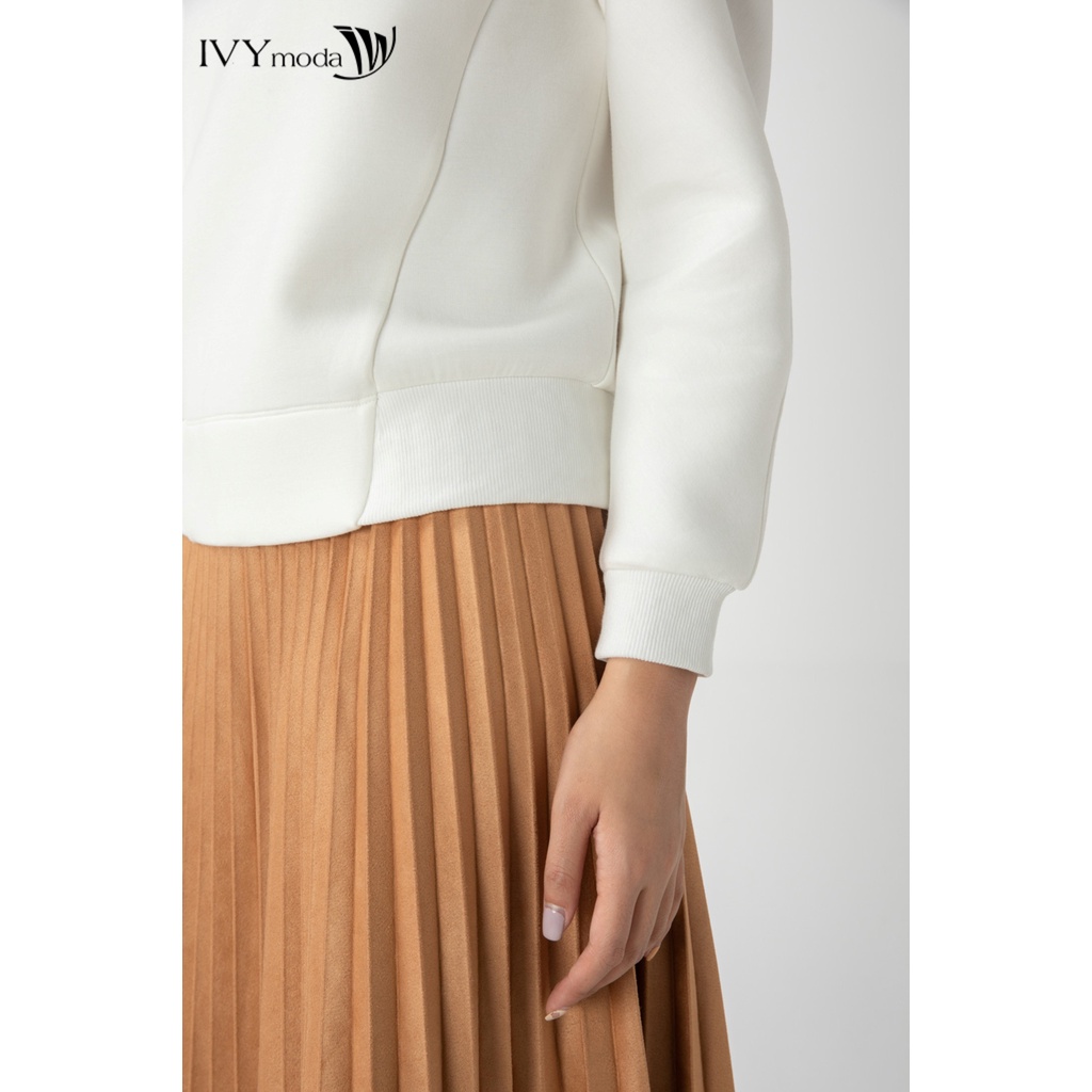 Áo Sweater nữ bo gấu IVY moda MS 58B9049