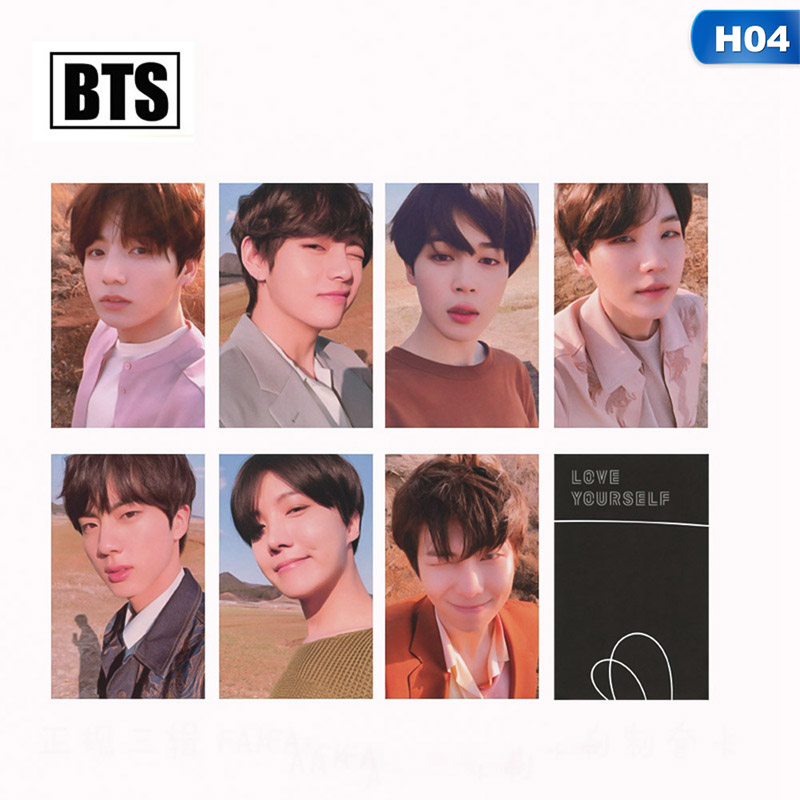 Bộ Hình Thẻ Lomo Nhóm Nhạc Kpop Bts