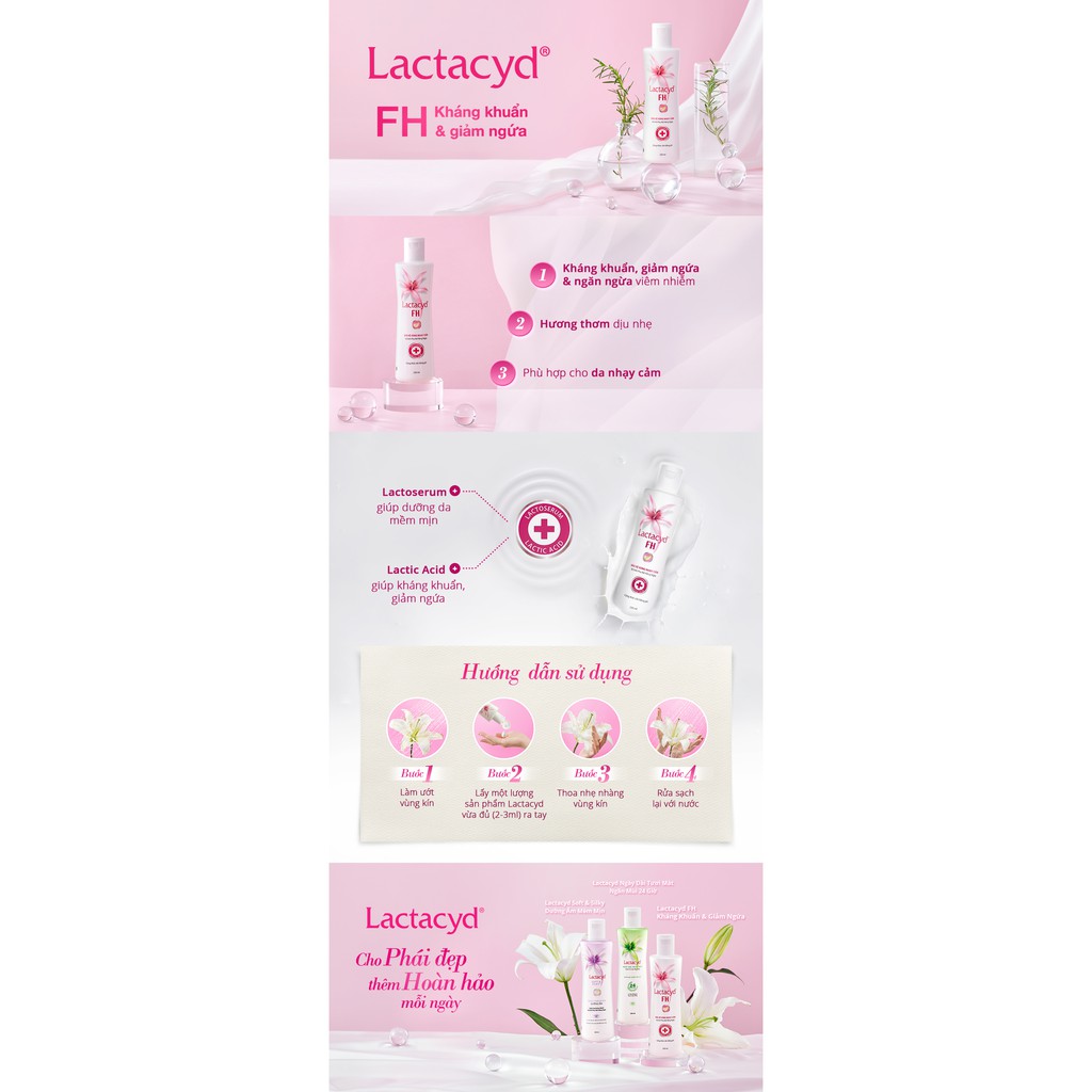 Dung Dịch Vệ Sinh Phụ Nữ Lactacyd FH 250ml