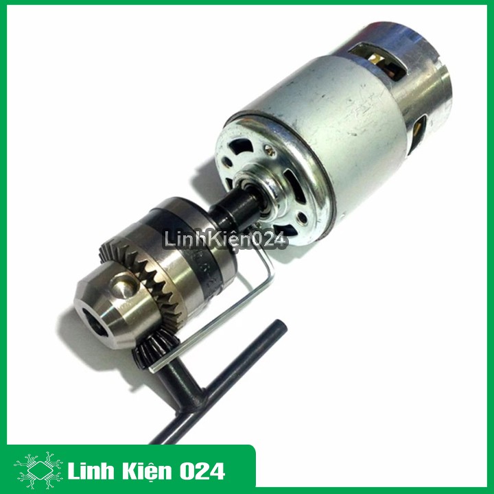 Máy Khoan 775 Tự Chế Từ Động Cơ 775 Trục D và Phụ Kiện V3