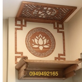 Bàn thờ treo tường tphcm ( 41x61 thờ phật)
