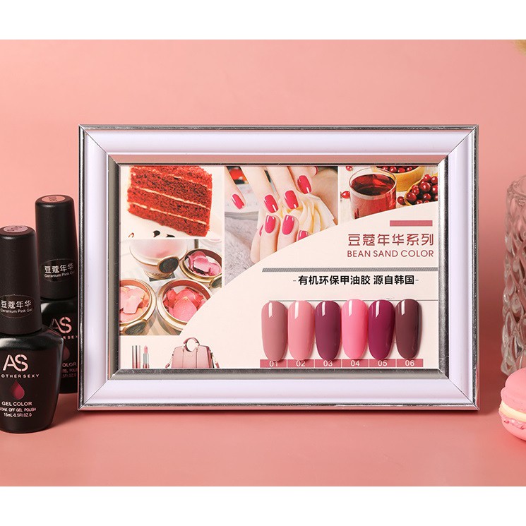 Sơn Gel AS | Mã DK | Hồng Đậu Đỏ