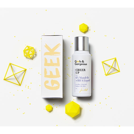 Mandelic Acid Geek&Gorgeous Cheer Up Mandelic Acid 5% + BHA 1% Acid Toner tẩy da chết hóa học