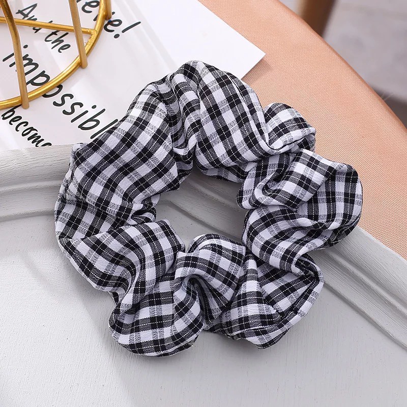 Dây buộc tóc vải scrunchies SC01 cực xinh giá rẻ