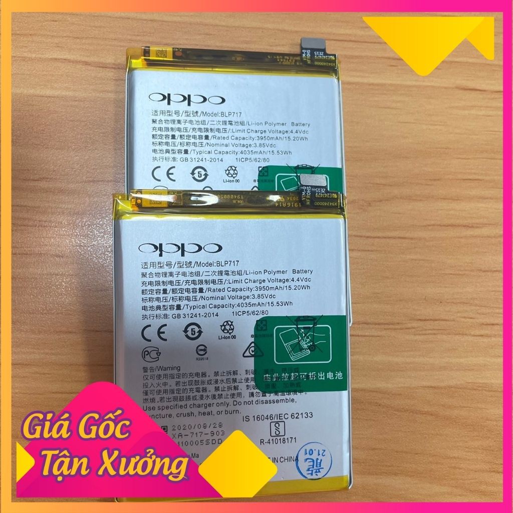 Pin Oppo Reno2 BLP717 Dung Lượng 4035mah Hàng Zin Nhập Khẩu Bảo Hành 6 tháng 1 Đổi 1