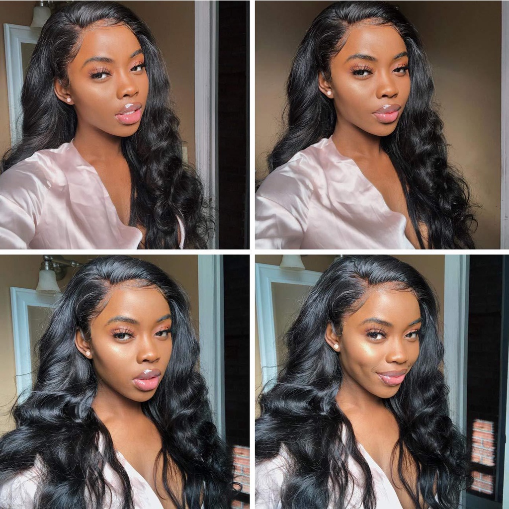 Bộ Tóc Giả Dài Xoăn Màu Nâu Đen Dành Cho Nữ