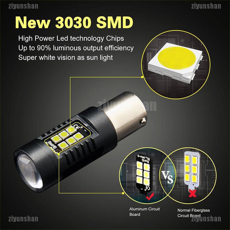 Bóng ĐèN LED Đuôi Xe 1156 BA15S P21W 21SMD 1200Lm