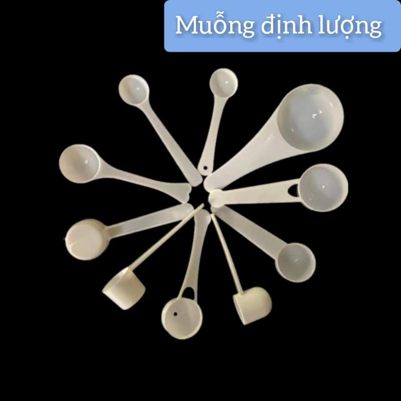 Muỗng đong định lượng, khi làm bánh, múc bột, múc kem trong spa