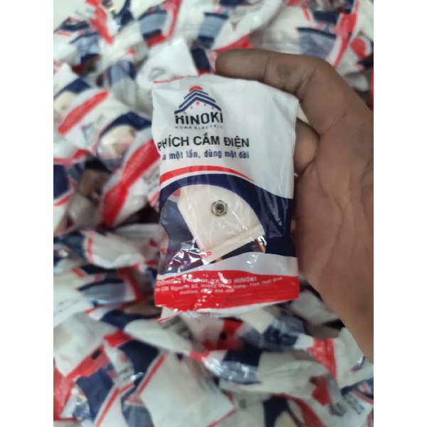 Combo 10 phích cắm và phích nối âm hinoki nhựa chống vỡ cao cấp