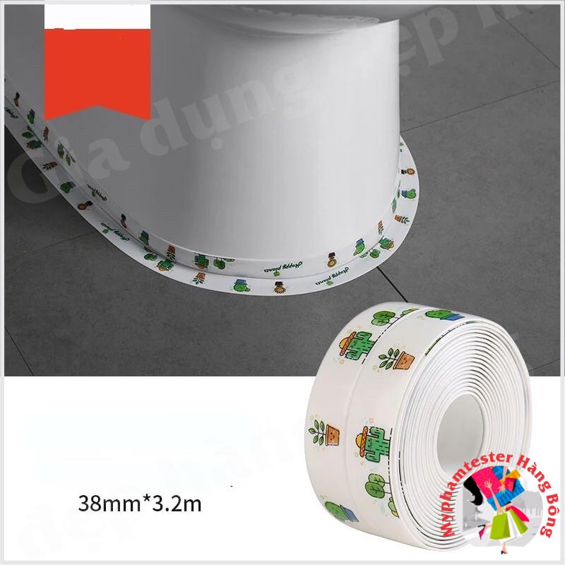 (SIÊU RẺ) Băng dính, decal dán mép chống ẩm mốc trang trí nhà cửa