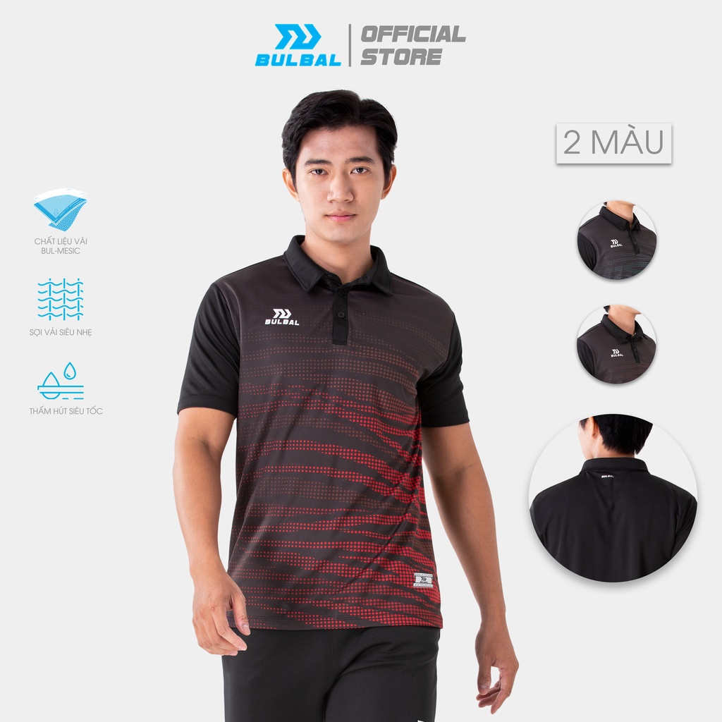 Áo cầu lông nam Bulbal Badminton SS22 chuyên nghiệp, chất vải mè Bul-Mesic, Dùng Trong Tập Luyện Và Thi Đấu Cầu lông