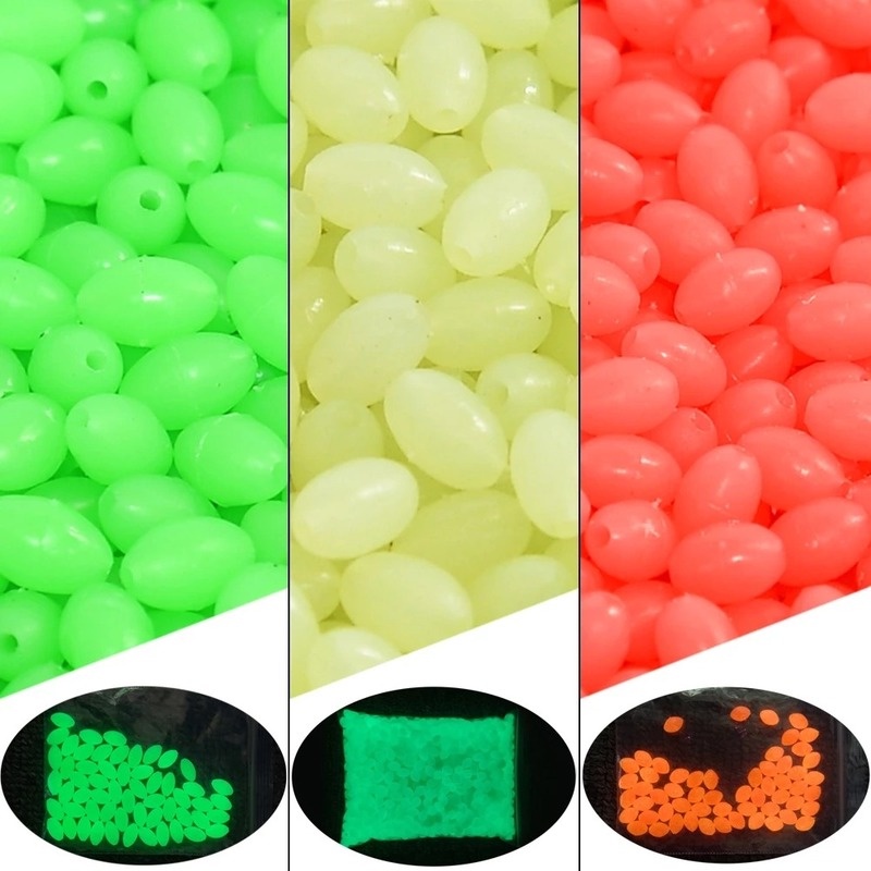 Set 100 Phao Câu Cá Phát Sáng Nhiều Màu Sắc