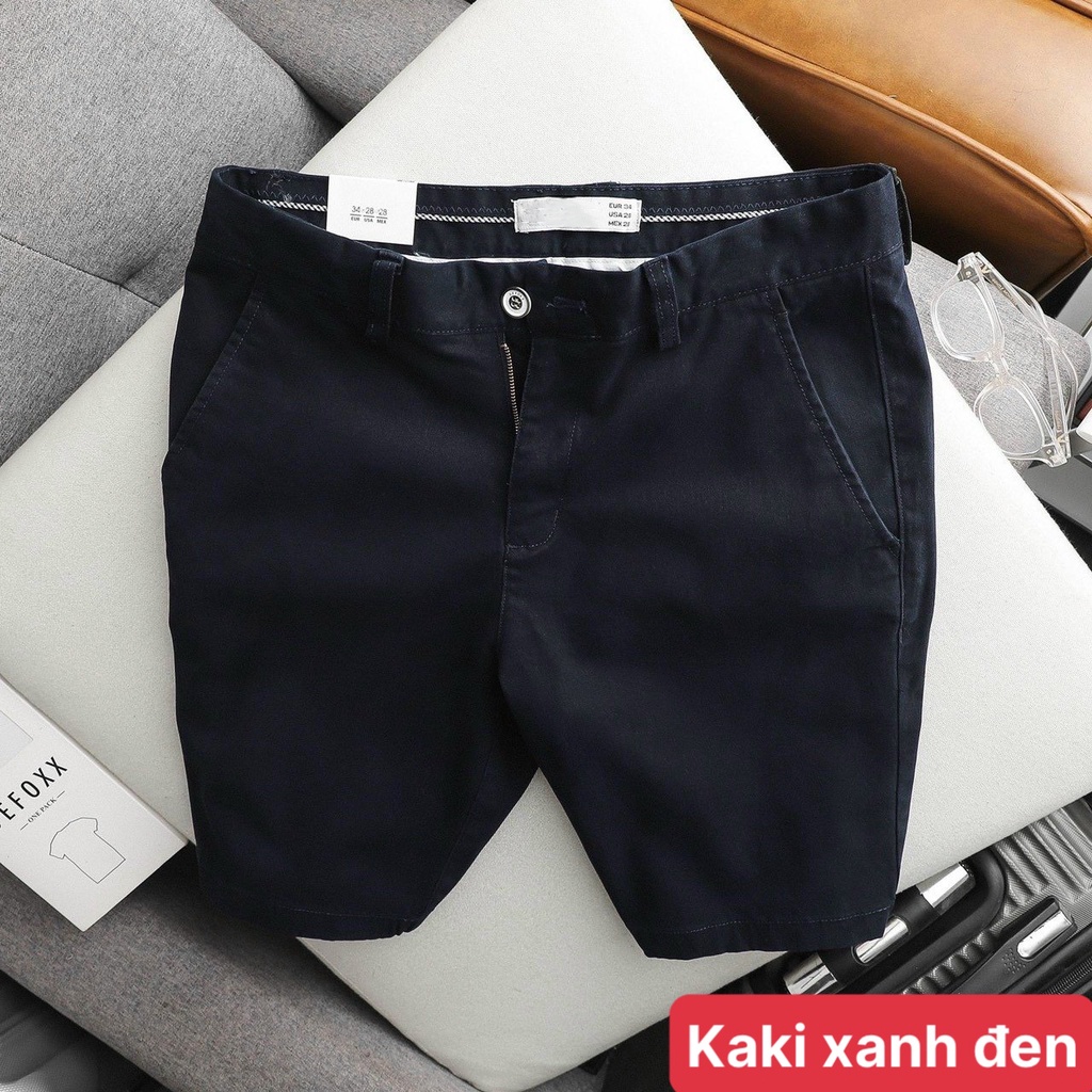 Quần đùi nam kaki màu ghi, quần short nam chất liệu kaki mềm mịn thoáng mát ADO1 nhiều mẫu mới