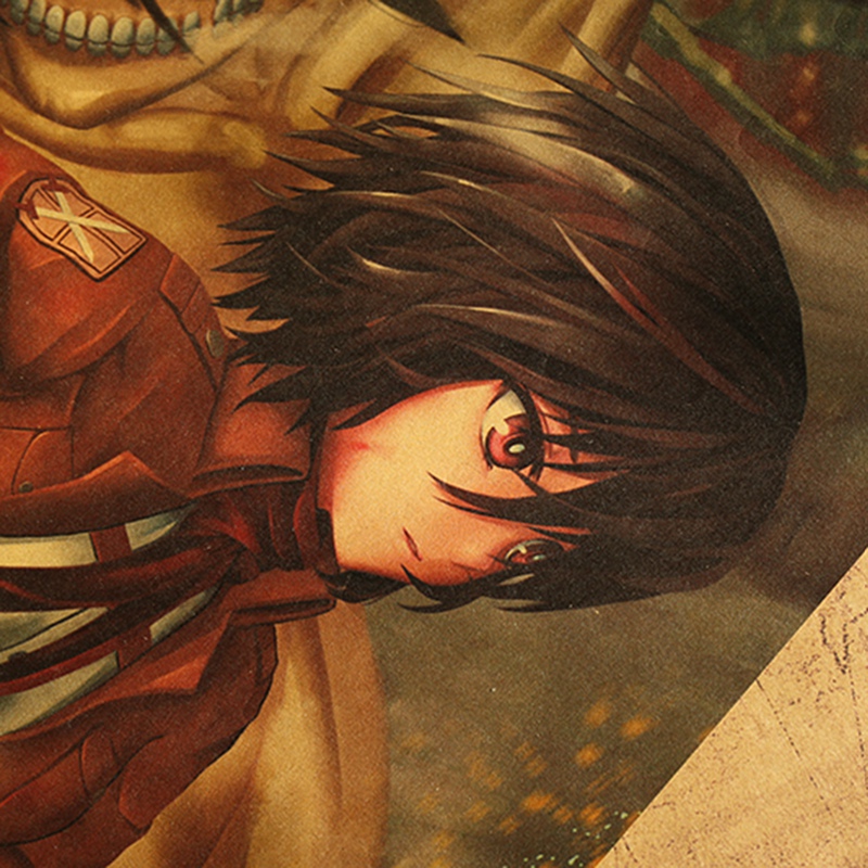 Tmdbyx Tranh Treo Tường Trang Trí Hình Anime Attack On Titan