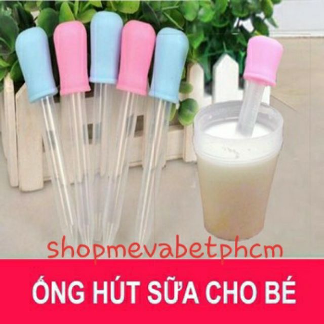 Ống bón sữa bón thuốc cho bé