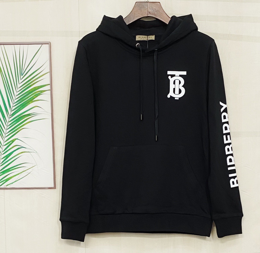 Burberr 2020 autumn and winter new style vintage printed TB letter for men long-sleeved hooded sweater pure cotton fabric | BigBuy360 - bigbuy360.vn