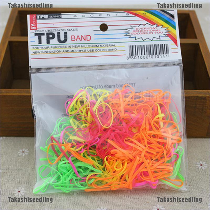 Dây Buộc Tóc Co Giãn Đính Mặt Phát Sáng Xinh Xắn