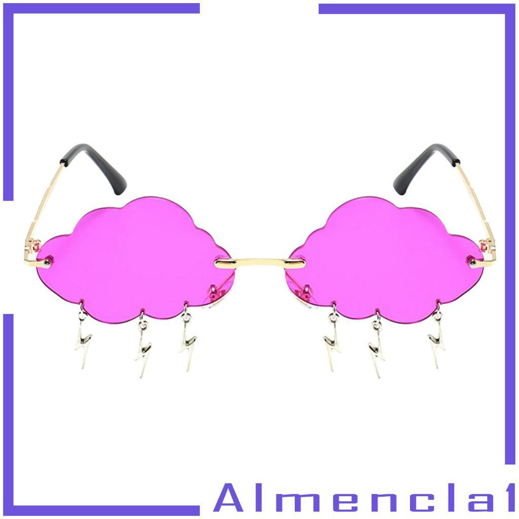 Kính Mát Hình Đám Mây Có Dây Tua Rua