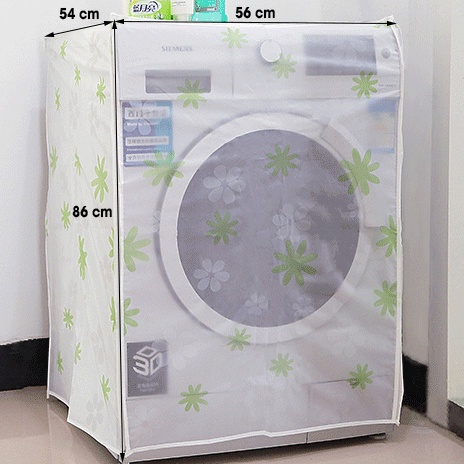Áo phủ bảo vệ máy giặt HGS chống bám bụi kích thước 56x60x83 và 56x54x86 dùng cho máy cửa trên và cửa trước | mã GD074
