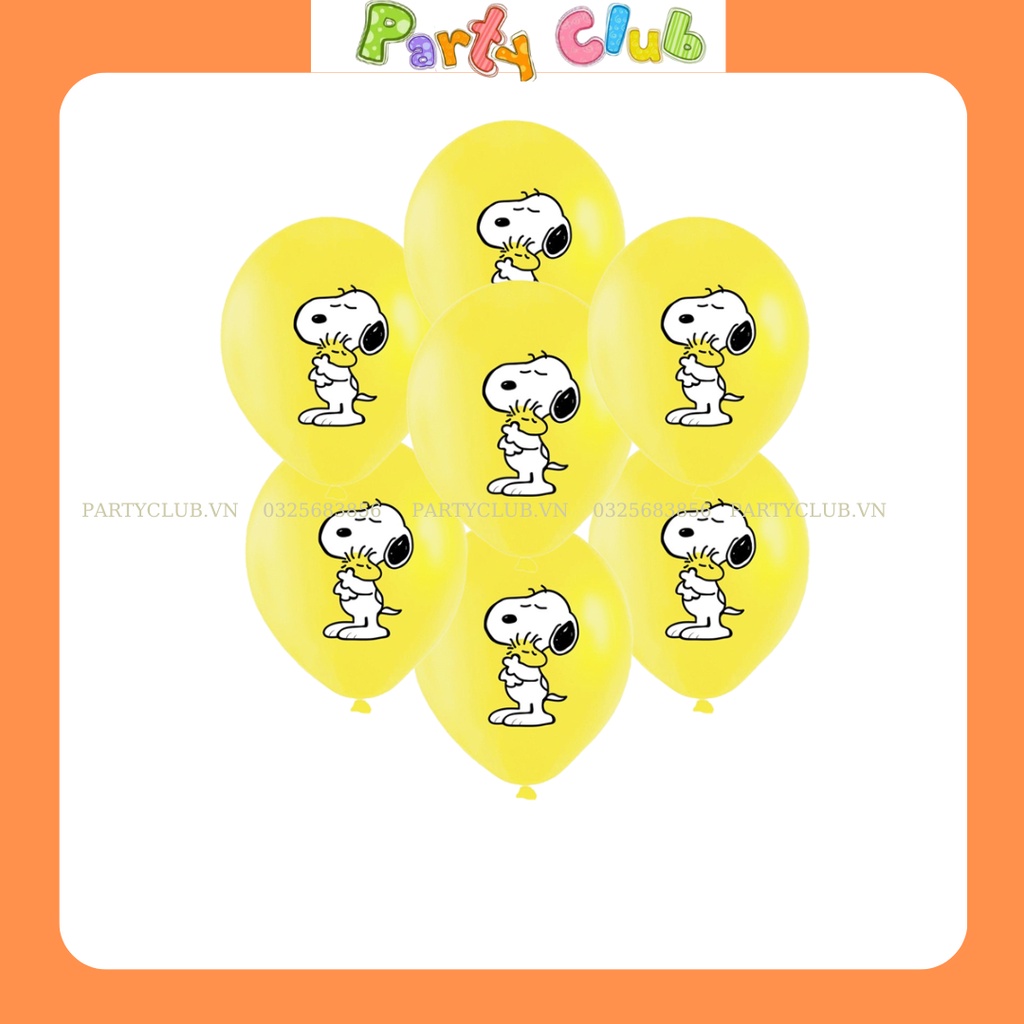 Bong bóng bay in hình chó trang trí sinh nhật cho bé